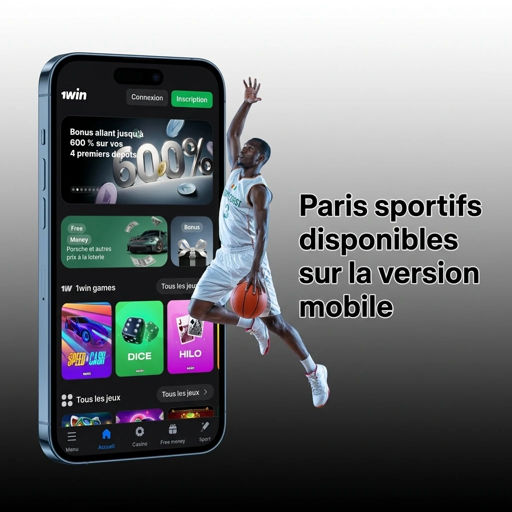 Paris sportifs mobiles 1win : football, basketball, tennis, esports et plus pour parieurs ivoiriens