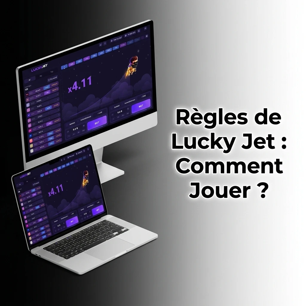 Règles Lucky Jet : personnage décollant avec multiplicateur croissant, jeu crash en ligne