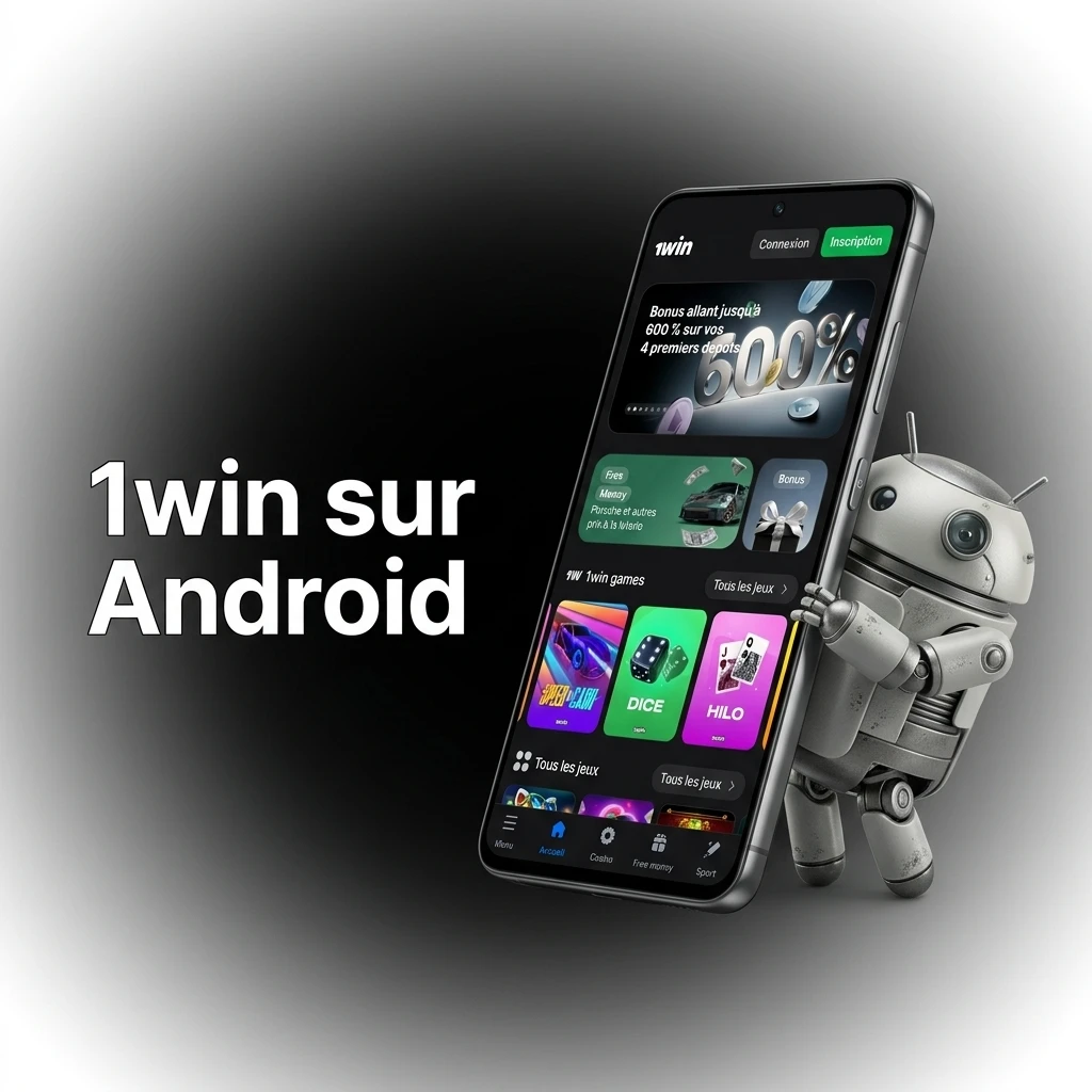 Application mobile 1win sur Android, téléchargement APK, casino en direct et paris sportifs disponibles