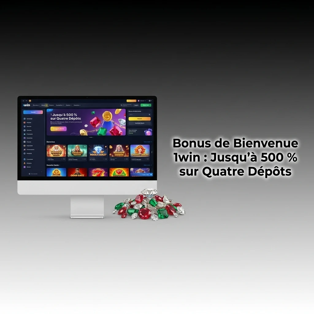 Bonus de bienvenue 1win jusqu'à 500% sur quatre dépôts avec tours gratuits et paris sportifs