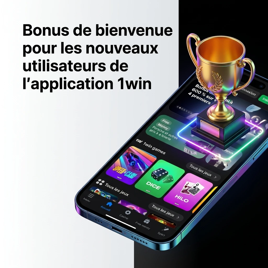 Bonus de bienvenue 1win jusqu'à 500% pour nouveaux utilisateurs sur l'application mobile