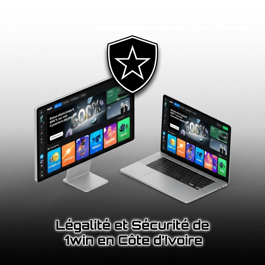 Licence Curaçao eGaming et sécurité SSL 128 bits de 1win pour les joueurs en Côte d'Ivoire
