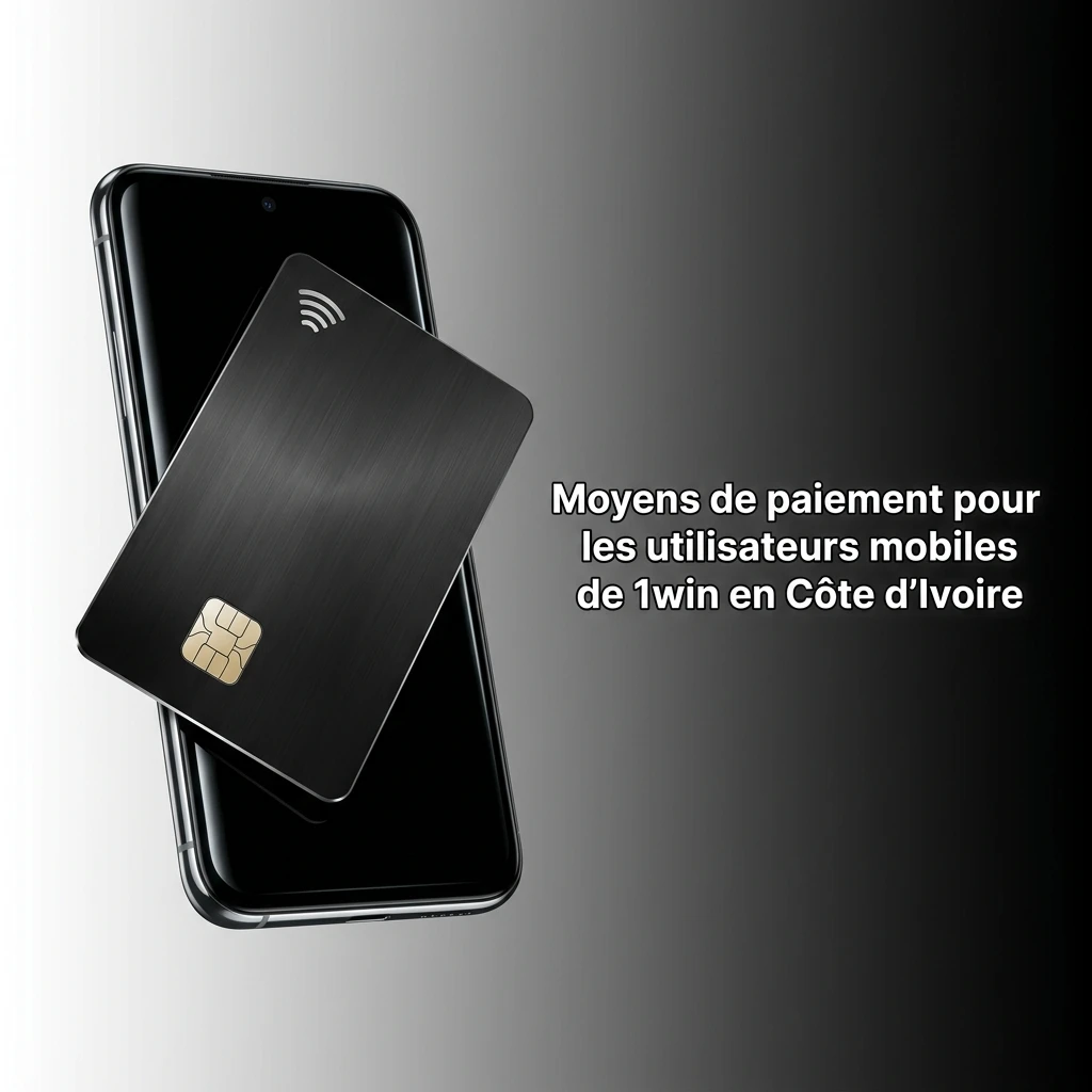 Moyens de paiement 1win Côte d'Ivoire : Visa, Mastercard, Bitcoin, Ethereum, USDT sur mobile