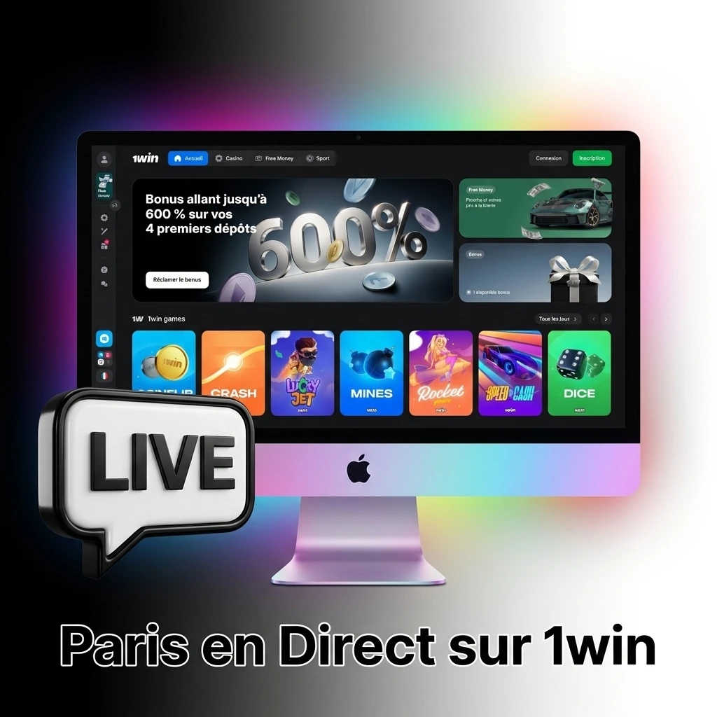 Paris en direct sur 1win : misez sur le football, basketball et tennis avec des cotes dynamiques et statistiques en temps réel