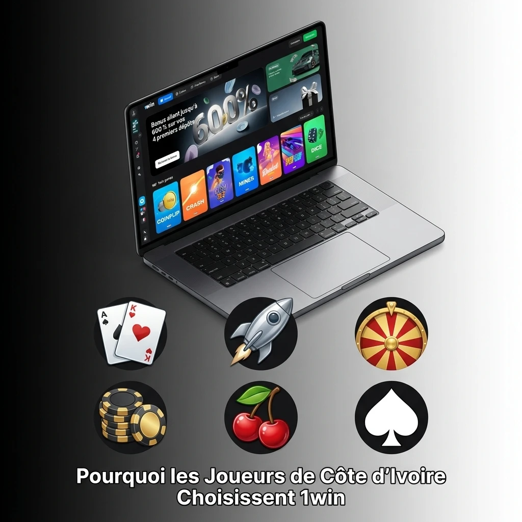 Joueurs ivoiriens sur 1win : bonus, paiements XOF, 13 000 jeux et app mobile sécurisée