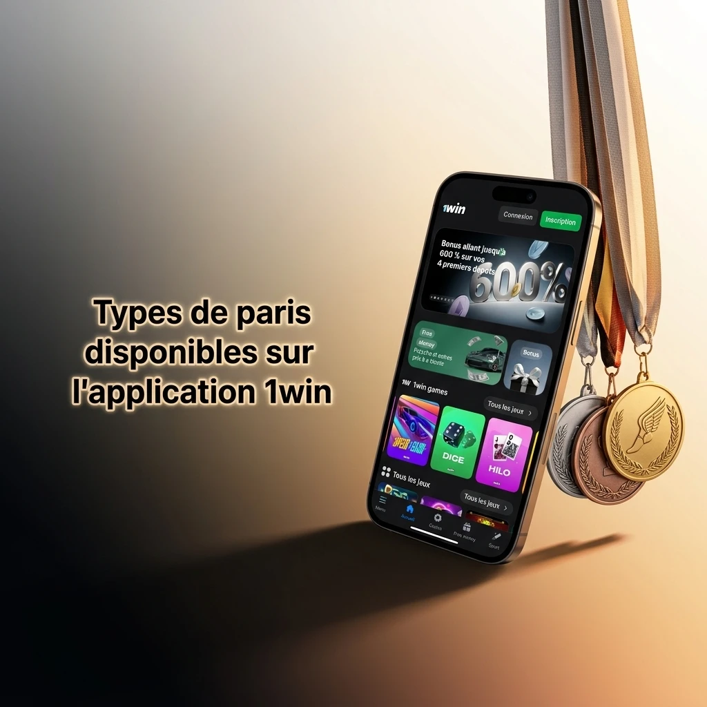 Types de paris sur l'application 1win : simple, combiné, système, live et express expliqués