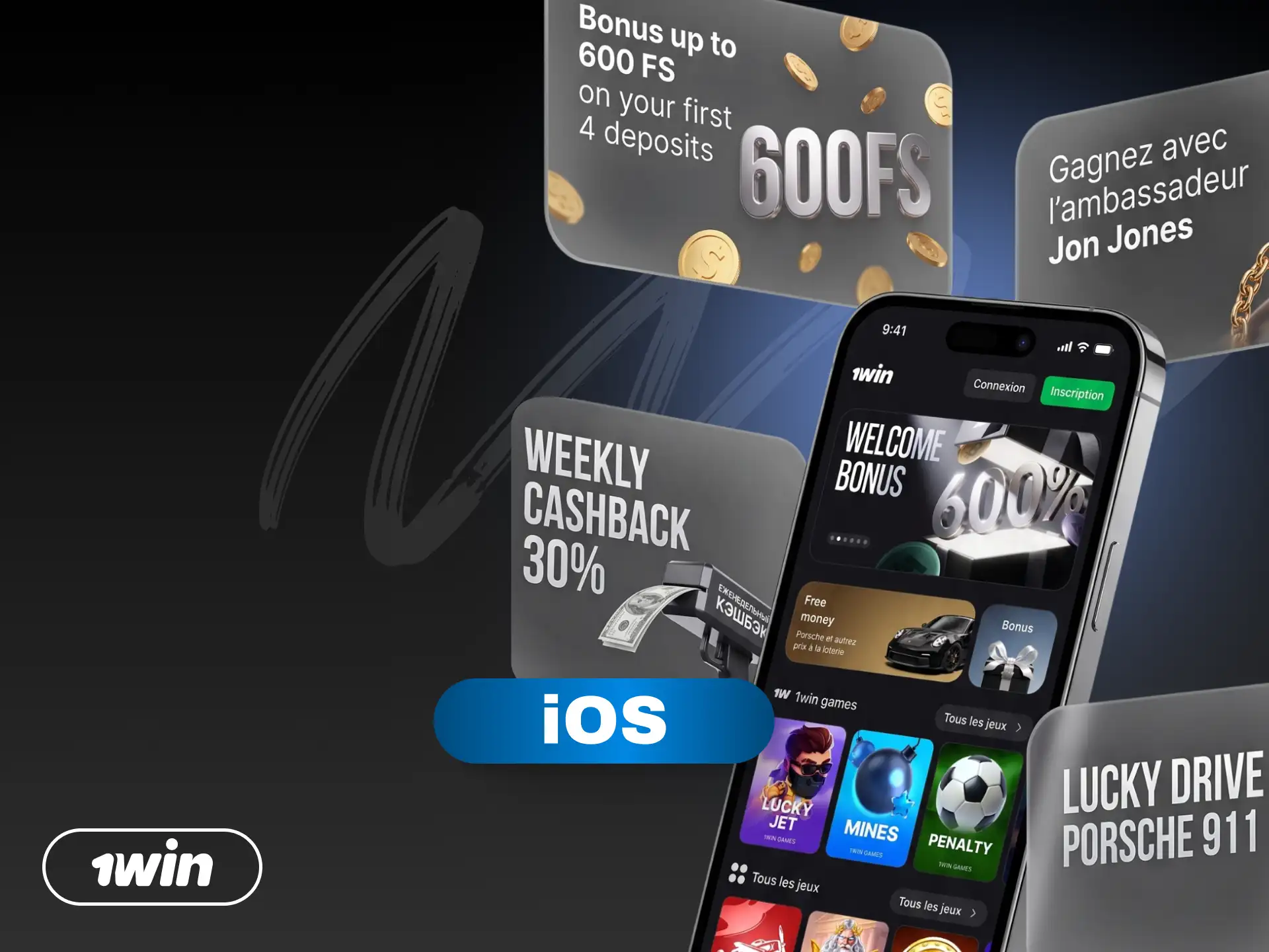 Installez l'application 1win sur votre iPhone ou iPad en tant que PWA.