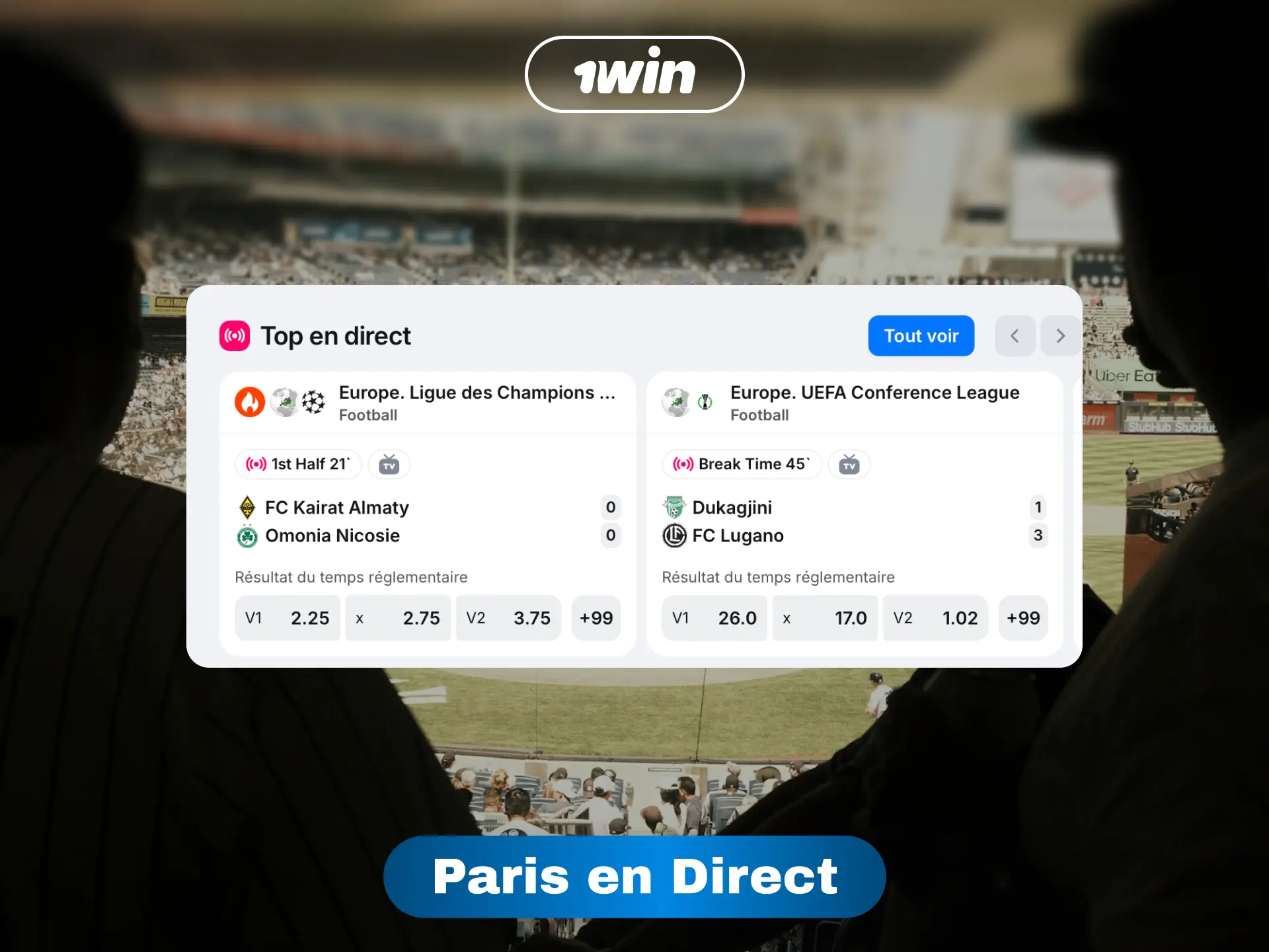 Paris en direct sur 1win avec des cotes dynamiques mises à jour en temps réel.