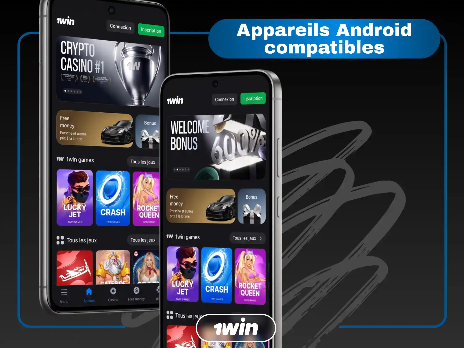Liste des appareils Android compatibles avec l'application 1win en Côte d'Ivoire.