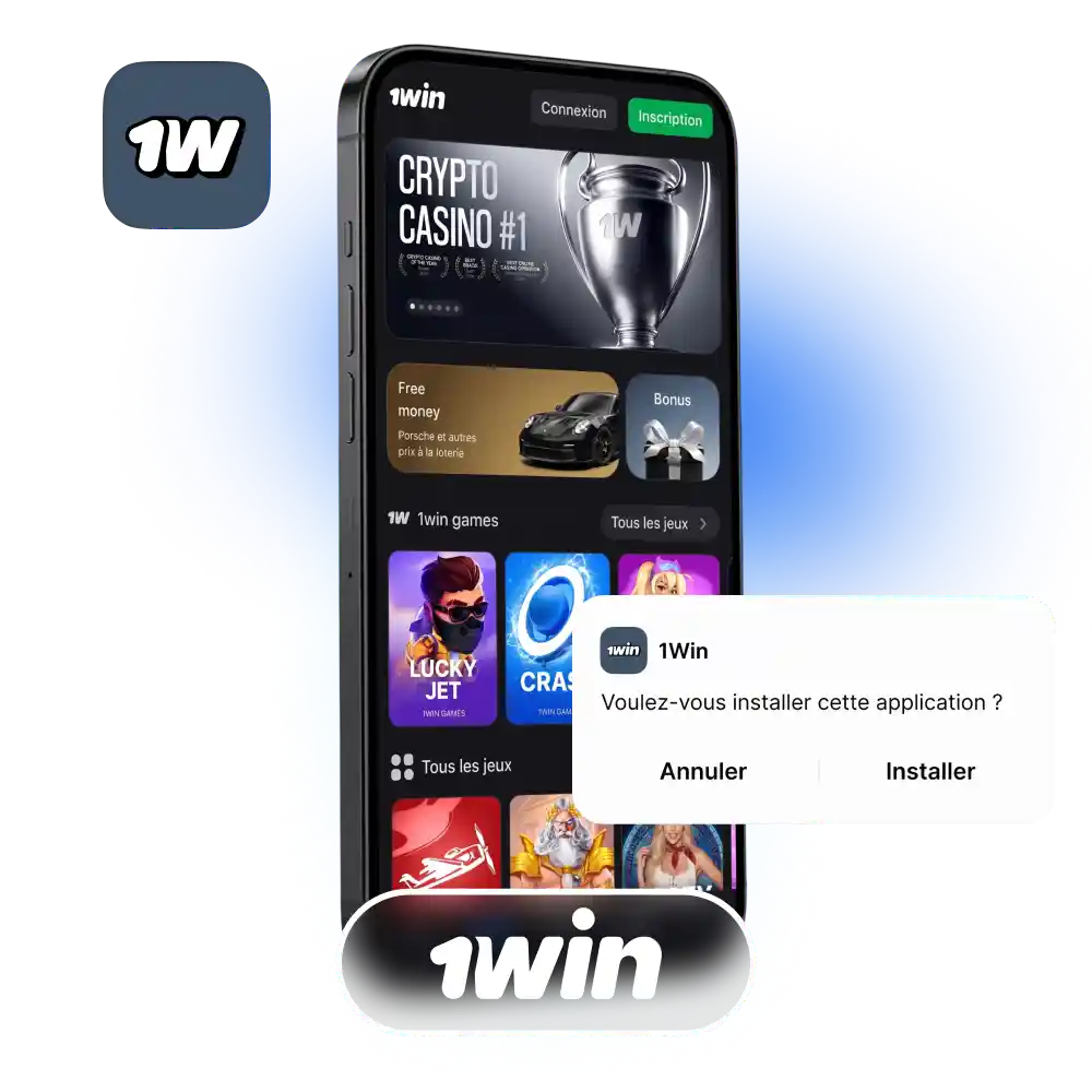 Téléchargez l'application 1win pour Android APK ou iOS et pariez en Côte d'Ivoire.
