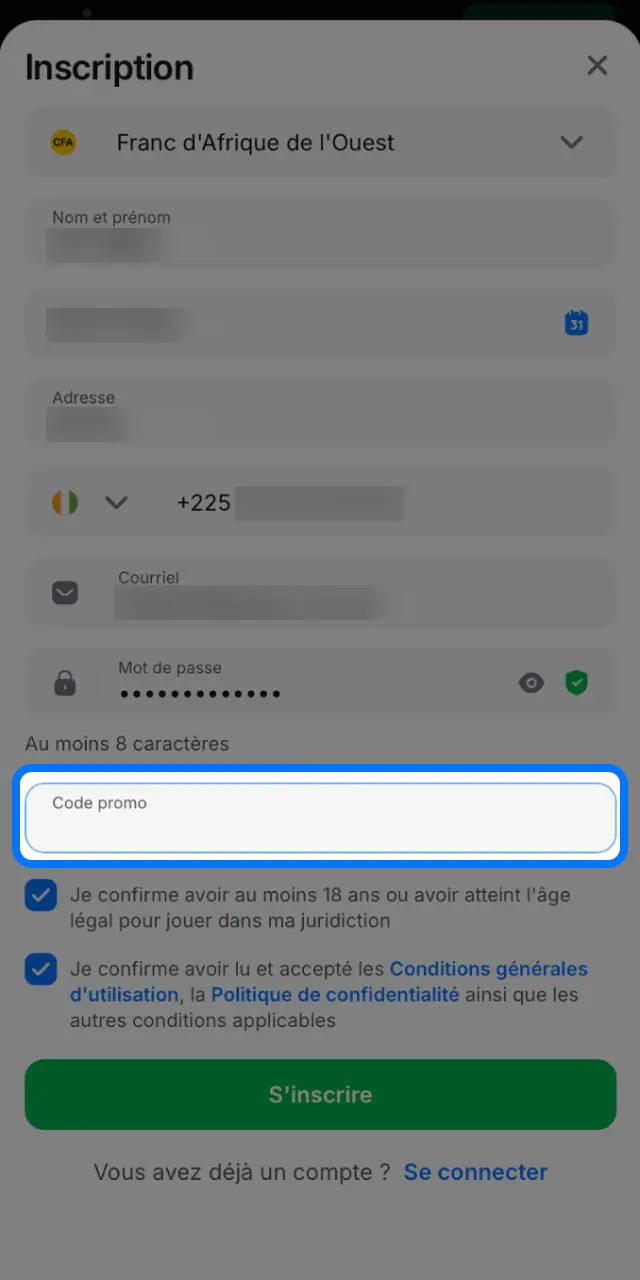 Saisissez un code promo sur 1win pour bénéficier d'avantages supplémentaires.