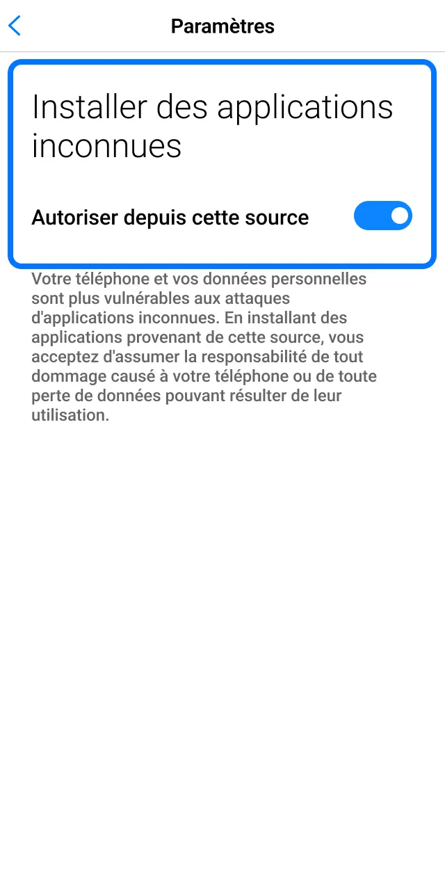 Lancez le fichier APK 1win depuis la barre de notifications ou le gestionnaire de fichiers.