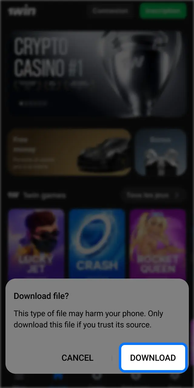 Téléchargez l'application officielle 1win depuis cette page en Côte d'Ivoire.
