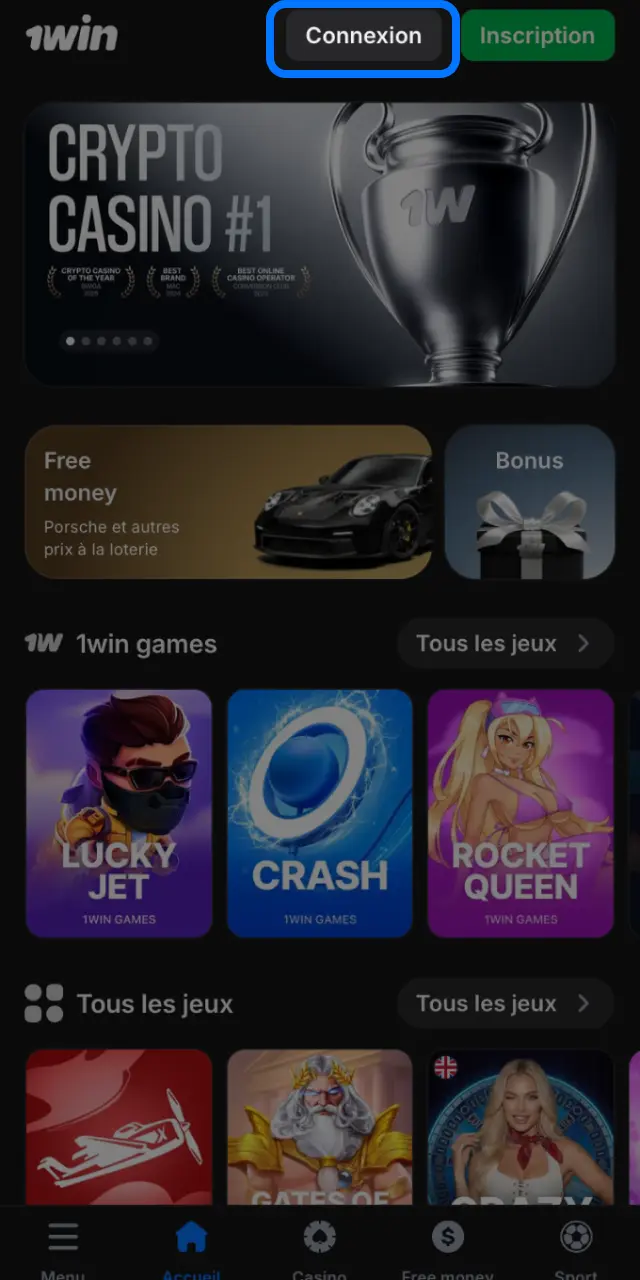 Confirmez votre nouveau mot de passe 1win et reconnectez-vous à votre compte.